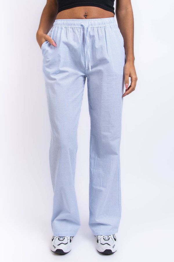 Pyjamasbukser - Claudia Stripe Blue